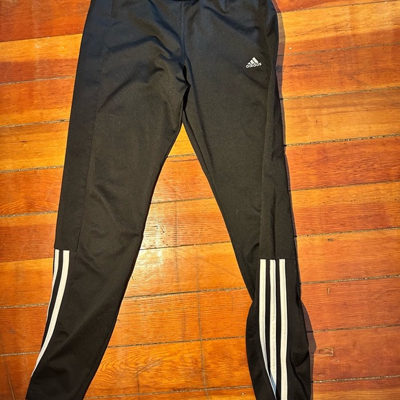 Black ADIDAS Climalite High-Waist Performance Leggings - Picture 3 of 7